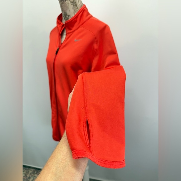 NIKE DRI-FIT Element Red/orange full zip jacket size M. - Picture 4 of 15
